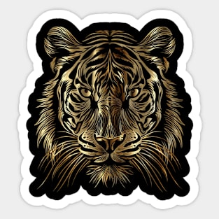 Tiger Color Rareness Sticker